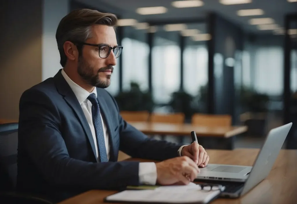 ADA Lawyer: Your Guide to Expert Legal Support in 2024 3 lawyer in office doing some quiet work