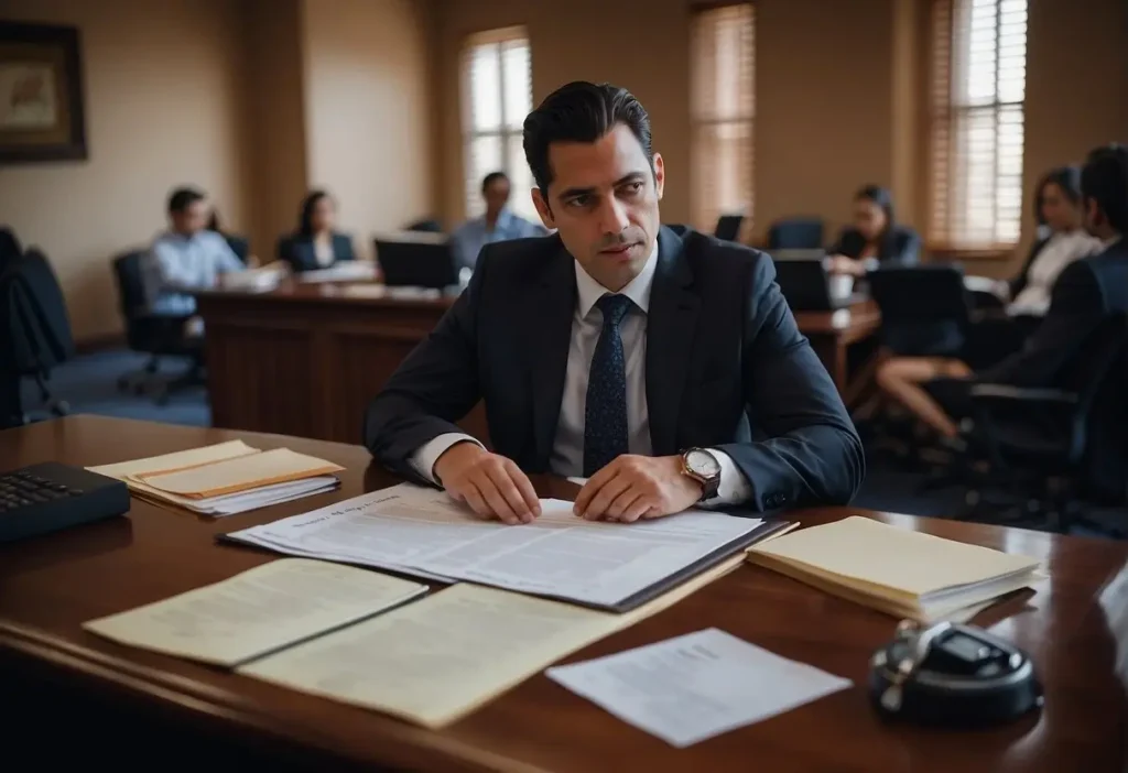 Be an Immigration Lawyer: Exploring Their Crucial Role 2024 4 lawyer in big office doing paper work