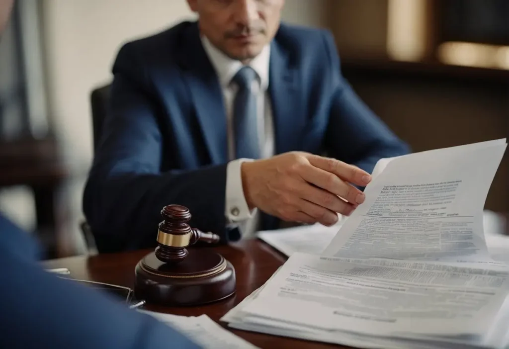Car Accident Lawyer: Your Ally in Auto Injury Claims 2024 3 lawyer doing stuff for a car accident