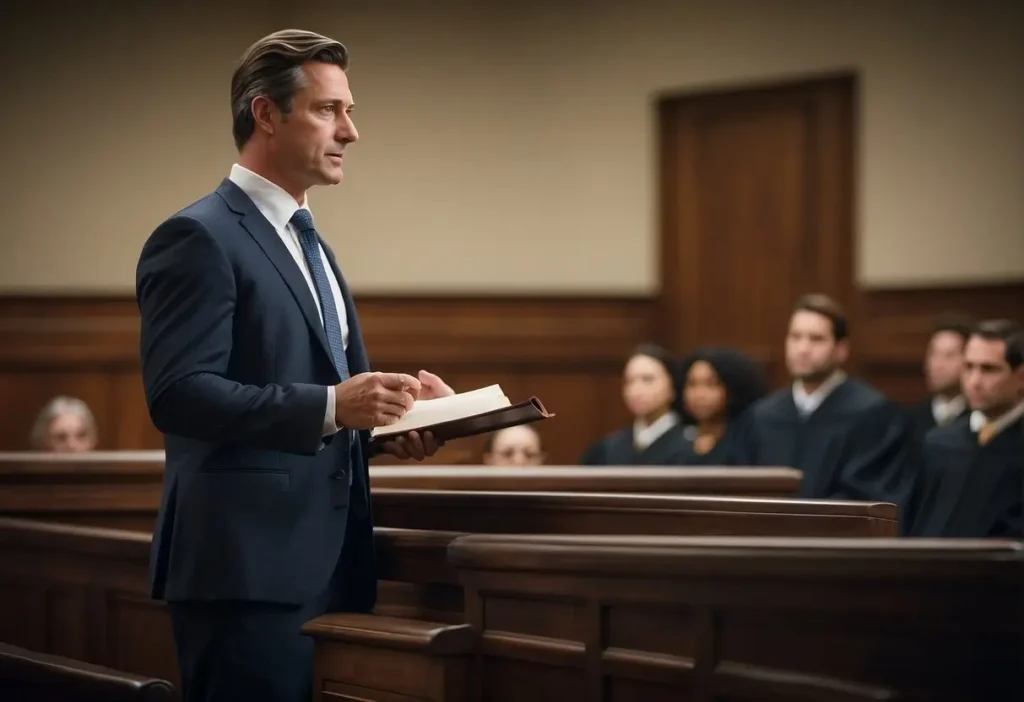 Bed Bug Lawyer: Guide to Legal Help for Infestations 2024 3 lawyer argues in courtroom for client of bed bug case