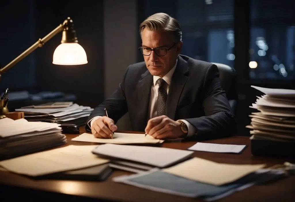 Credit Report Lawyer: Your Ally in Credit Repair in 2024 4 lawyer watching credit report in office
