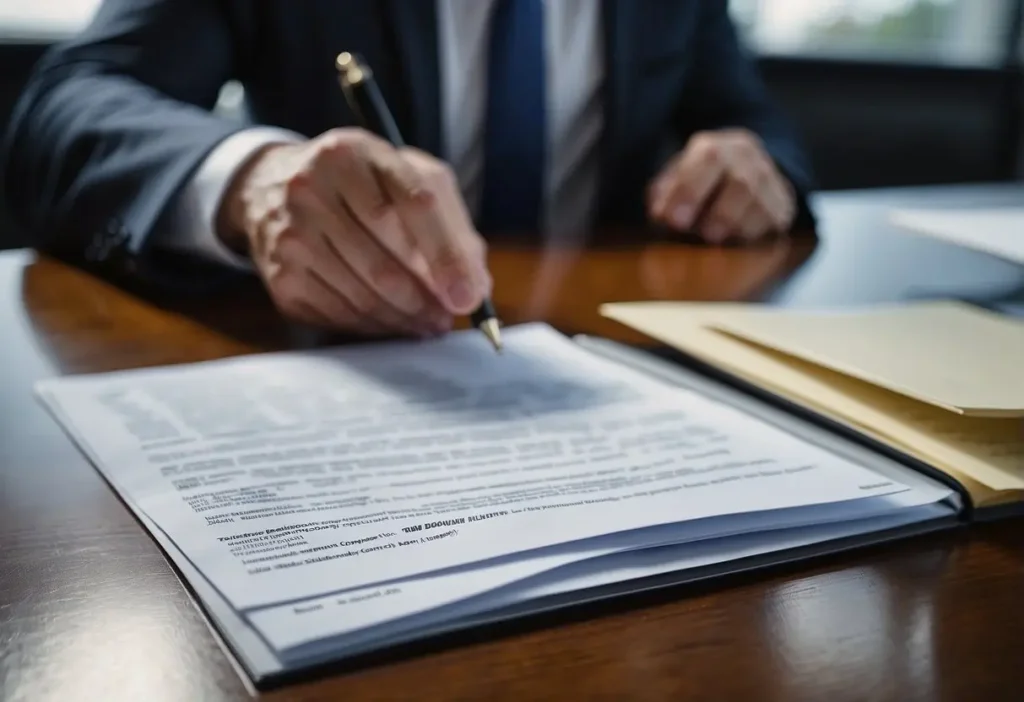 Employer Lawyer: Legal Challenges in the Workplace in 2024 4 An employer lawyer reviewing legal documents for employment litigation