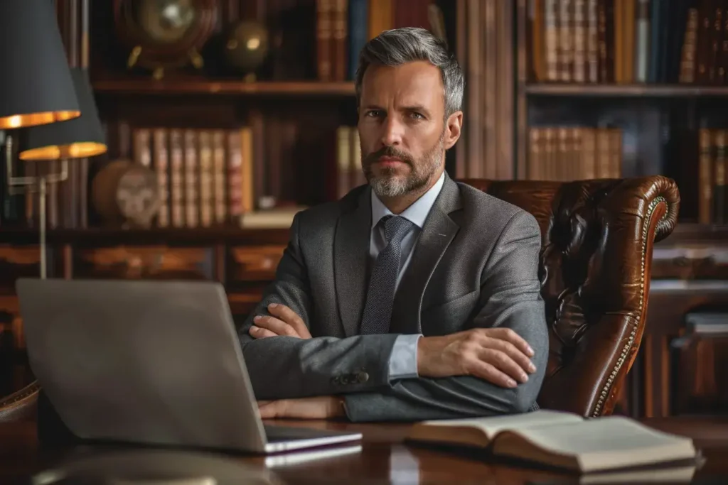 Firearms Lawyer: Your Trusted Partner in Legal Defense 2024 3 lawyer at a desk in his office
