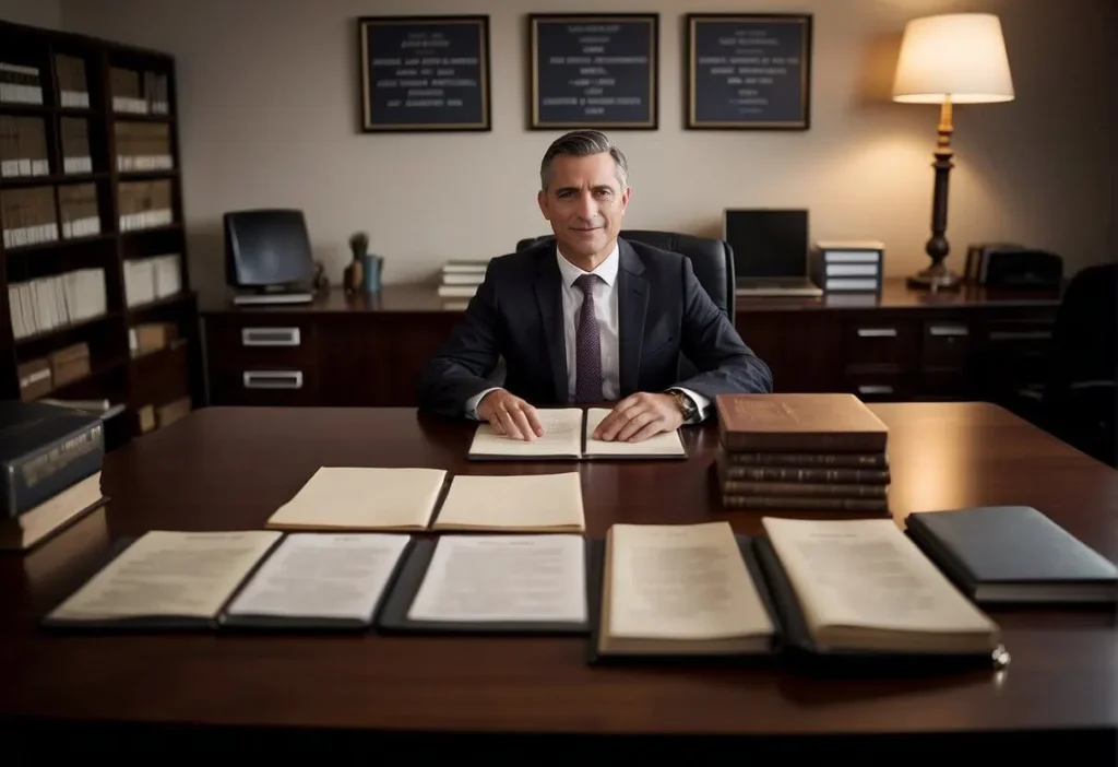 Name Change Lawyer: Your Guide to a Legal Transition 2024 3 name change lawyer in his office working on clients case